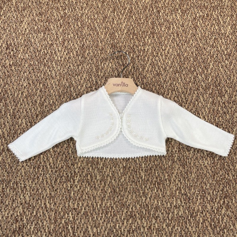 Giacchino elegante con applicazioni Neonata