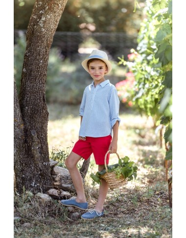 Completo camicia e bermuda Bimbo 2/8 anni