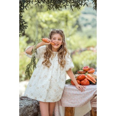 Abito ricamato Bimba 2/8 anni
