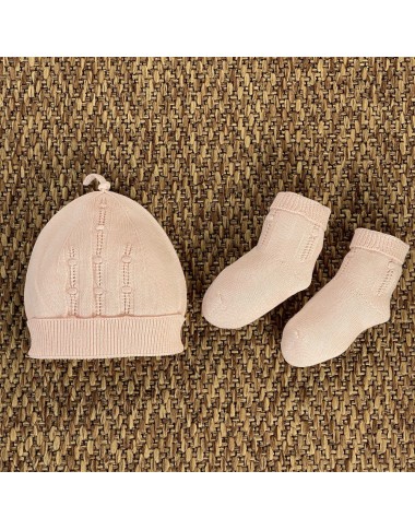 Organic cotton hat and slippers