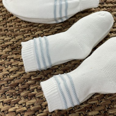 Cappello e babbucce in cotone organico Cappello e Guanti