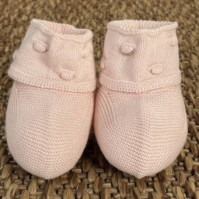 Babbucce cotone organico Babbucce 0/3 mesi