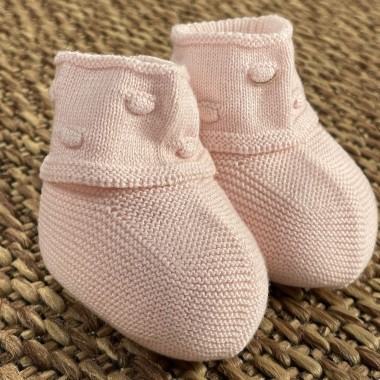 Babbucce cotone organico Babbucce 0/3 mesi