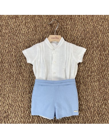 Completo camicia e bermuda Neonato 0/36