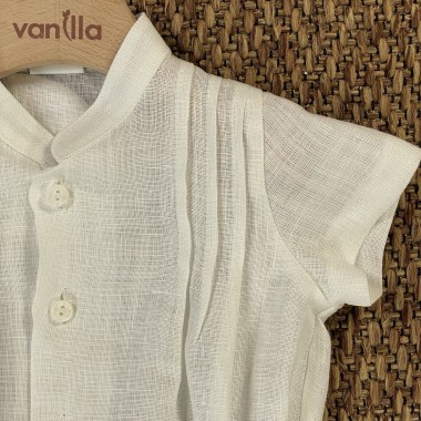 Completo camicia e bermuda Neonato 0/36