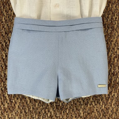 Completo camicia e bermuda Neonato 0/36