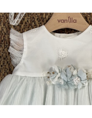 Abito e cuffietta battesimale Neonata 0/36