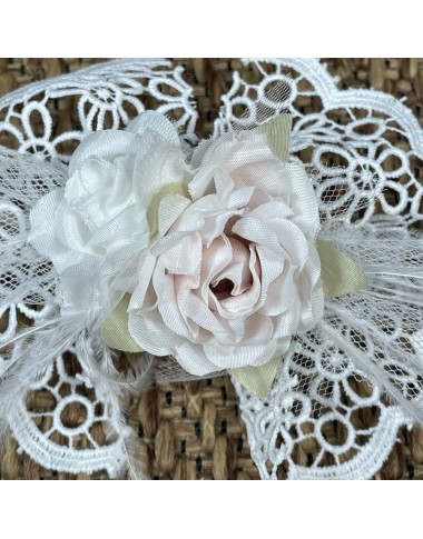 Fermaglio macramè con fiori Accessori