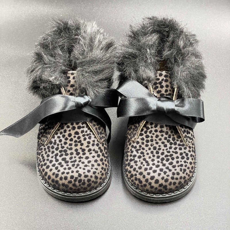 Stivaletto Pois con ecopelliccia Scarpe 19/30