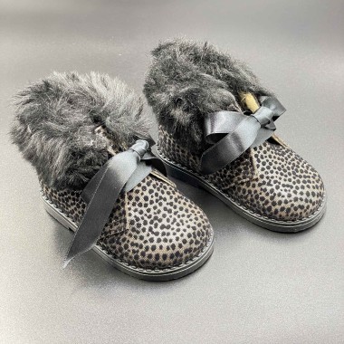 Stivaletto Pois con ecopelliccia Scarpe 19/30