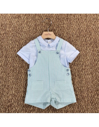 Shirt and dungarees set