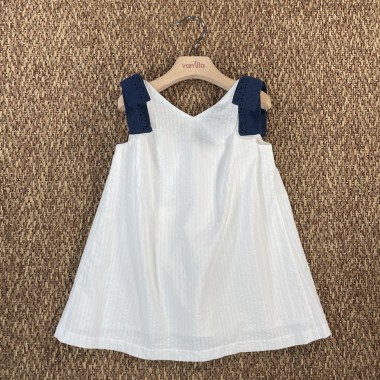 Abito seersucker e sangallo Abito e Tuta