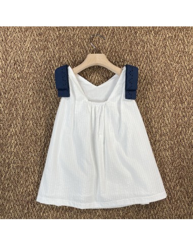 Dress seersucker and Sangallo