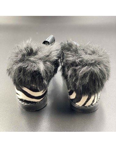 Stivaletto Zebrato con ecopelliccia Scarpe 19/30