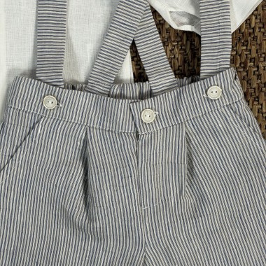 Camicia bermuda e papillon Neonato 0/36