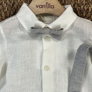 Camicia bermuda e papillon Neonato 0/36