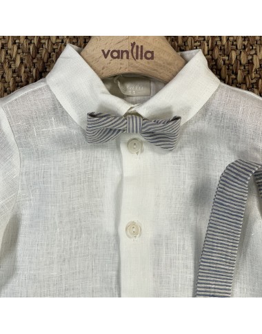 Camicia bermuda e papillon Neonato 0/36