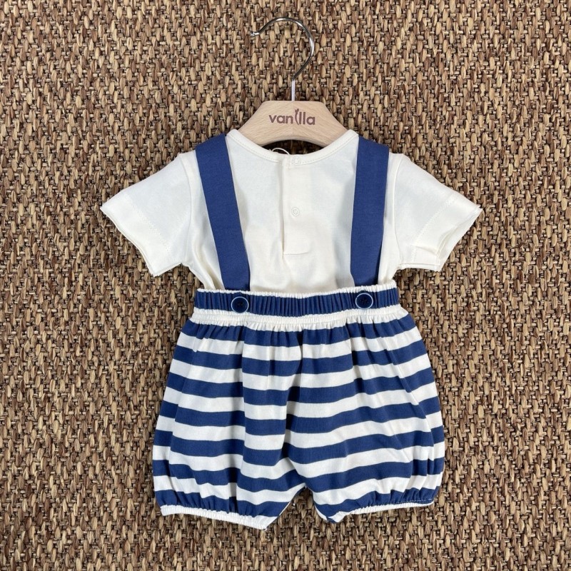 Completo maglia e salopette Neonato 0/36
