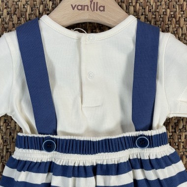 Completo maglia e salopette Neonato 0/36