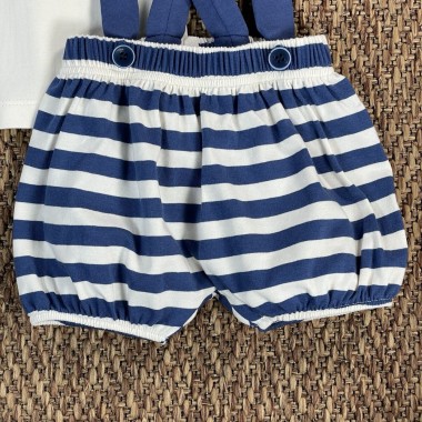 Completo maglia e salopette Neonato 0/36