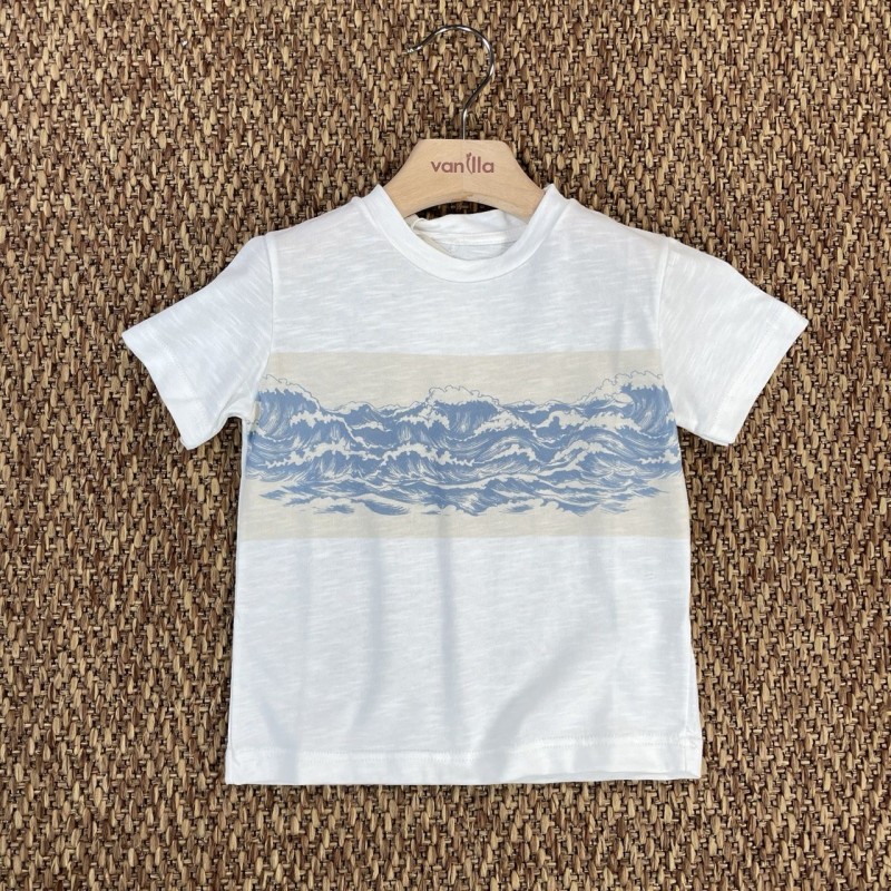 shirt onde Bimbo 2/8 anni