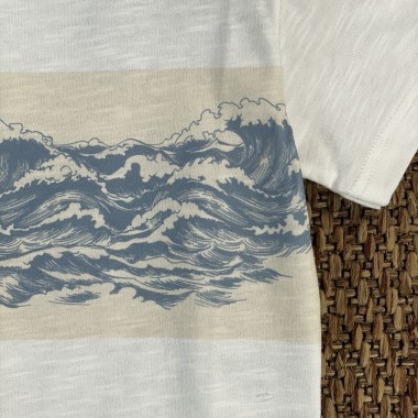 shirt onde Bimbo 2/8 anni