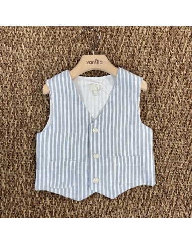 Gilet in lino Bimbo 2/8 anni