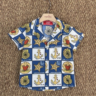 Camicia stampata Bimbo 2/8 anni