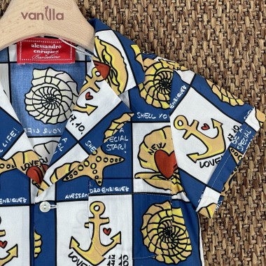 Camicia stampata Bimbo 2/8 anni