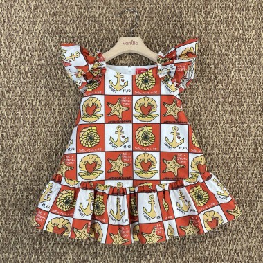 Abito stampato Bimba 2/8 anni