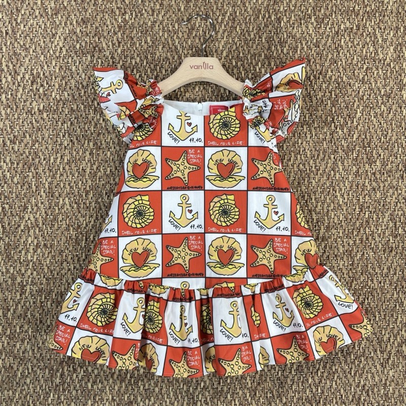 Abito stampato Bimba 2/8 anni