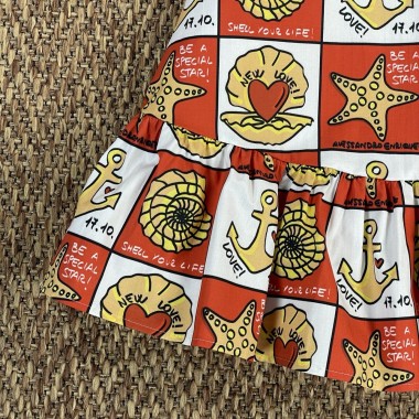 Abito stampato Bimba 2/8 anni