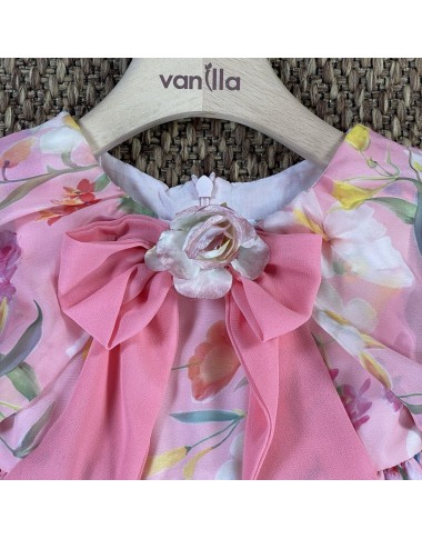 Floral chiffon dress