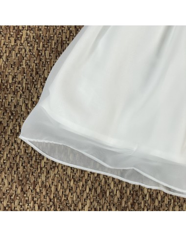 Abito chiffon ricamato Bimba 2/8 anni