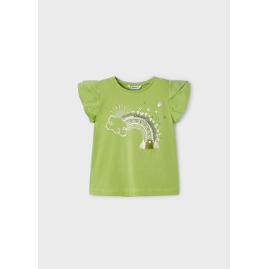 T-Shirt arcobaleno Bimba 2/8 anni