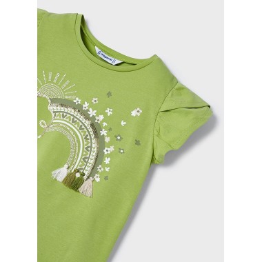 T-Shirt arcobaleno Bimba 2/8 anni