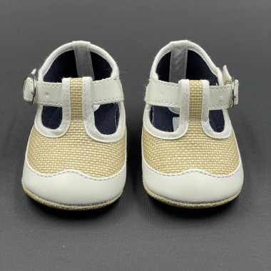 Scarpe occhielli intrecciata culla Cerimonia 15/20