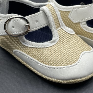 Scarpe occhielli intrecciata culla Cerimonia 15/20