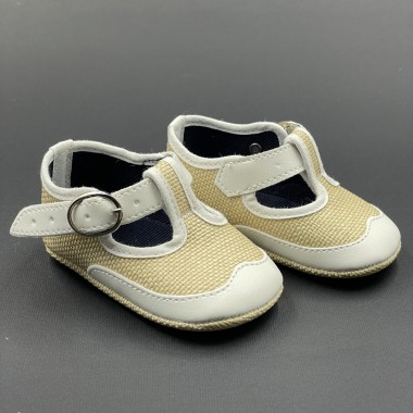 Scarpe occhielli intrecciata culla Cerimonia 15/20