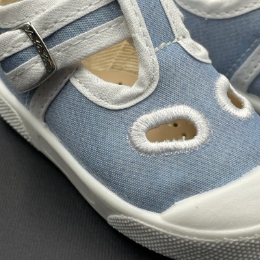 Scarpe occhielli in tela Scarpe