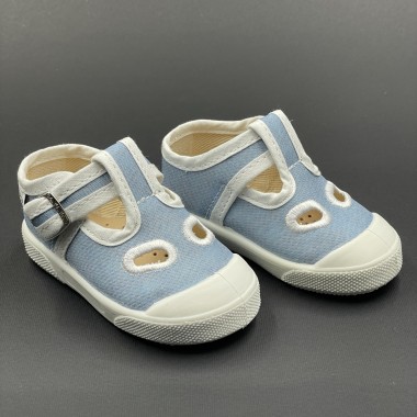 Scarpe occhielli in tela Scarpe