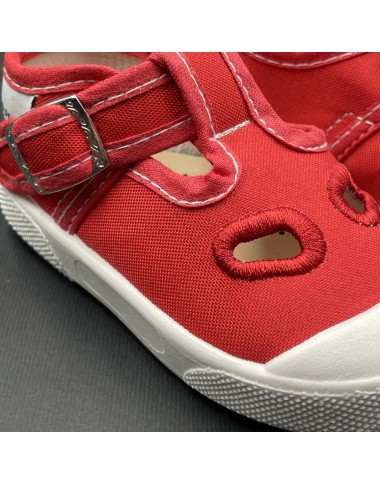 Scarpine in canvas eyelets