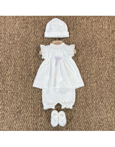 Completo nascita roselline punto vapore Set Nascita e Uscita Clinica