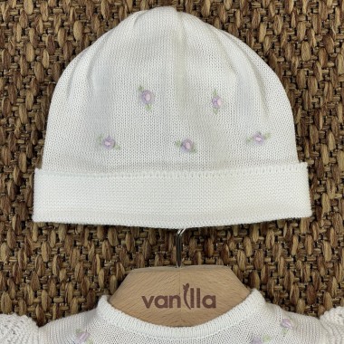 Completo nascita roselline punto vapore Set Nascita e Uscita Clinica