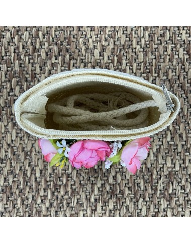 Borsetta paglia fiori Borsa e Zaino