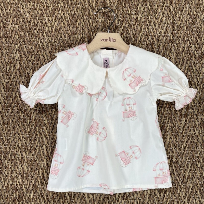 Camicia ice cream car Bimba 2/8 anni