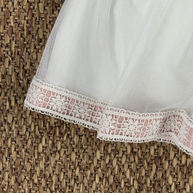 Abito elegante tulle Battesimo