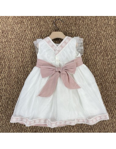 Abito elegante tulle Battesimo