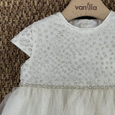 Abito elegante tulle Battesimo