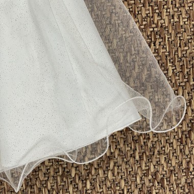 Abito elegante tulle Battesimo